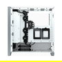 Corsair iCue 4000X RGB Caja ATX Midi Tower Gaming blanca con ventana lateral de cristal templado
