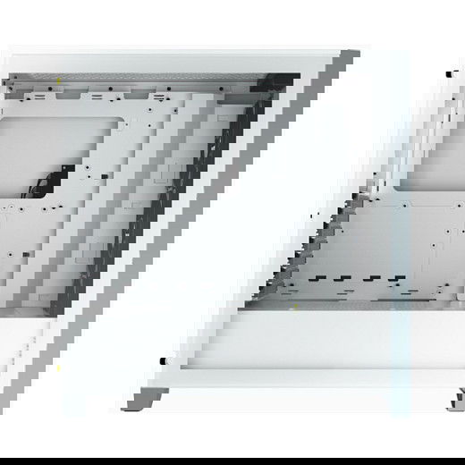 Corsair iCue 4000X RGB Caja ATX Midi Tower Gaming blanca con ventana lateral de cristal templado