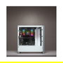 Corsair iCue 4000X RGB Caja ATX Midi Tower Gaming blanca con ventana lateral de cristal templado
