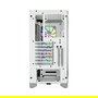 Corsair iCue 4000X RGB Caja ATX Midi Tower Gaming blanca con ventana lateral de cristal templado