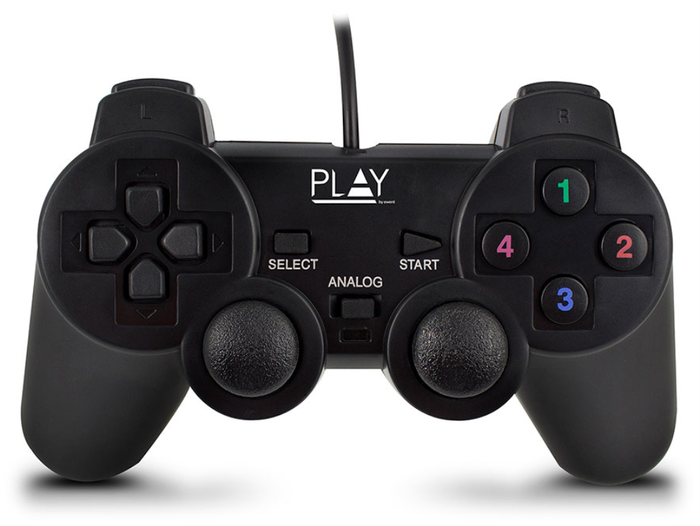 EWENT Gamepad PL3330 Negro USB 2.0 EWENT Gamepad PL3330 Negro USB 2.0