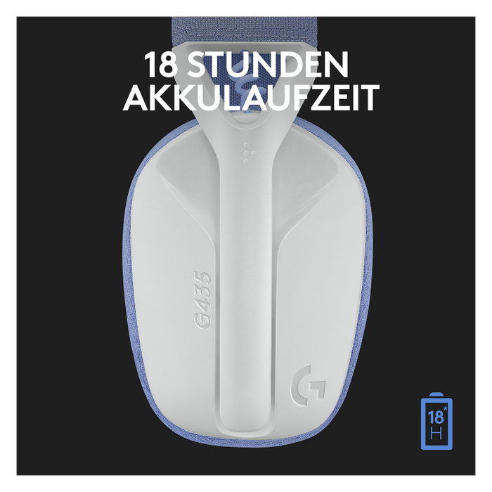 Logitech G435 Lightspeed Auriculares Gaming Inalámbricos Blanco 981-001074
