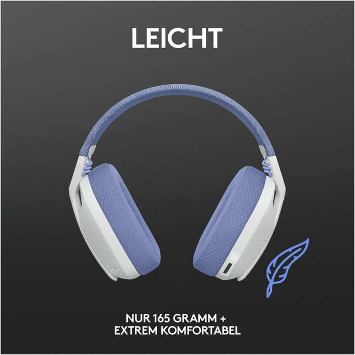 Logitech G435 Lightspeed Blanco/Lila Logitech G435 Lightspeed Blanco/Lila