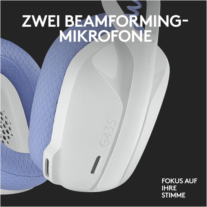 Logitech G435 Lightspeed Blanco/Lila Logitech G435 Lightspeed Blanco/Lila
