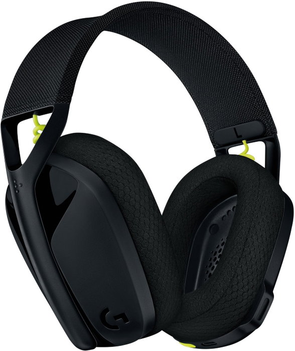 Logitech G435 LIGHTSPEED Auriculares Inalámbricos Negro y Amarillo