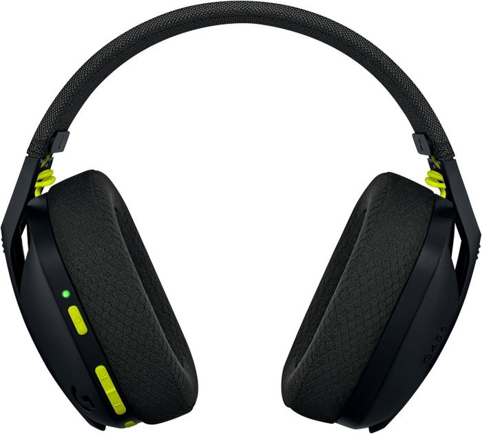Logitech G435 LIGHTSPEED Auriculares Inalámbricos Negro y Amarillo