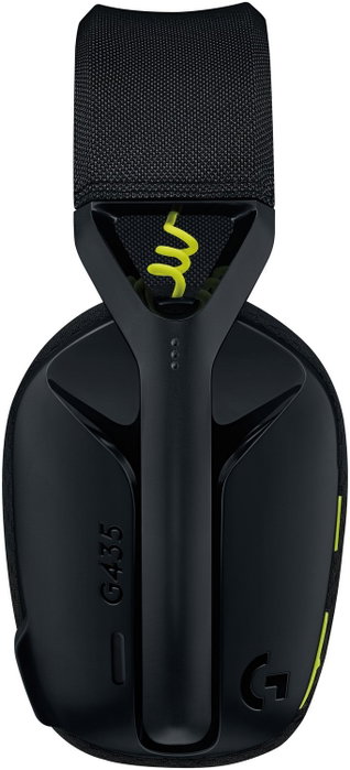 Logitech G435 LIGHTSPEED Auriculares Inalámbricos Negro y Amarillo