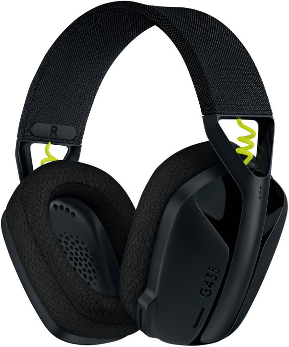 Logitech G435 LIGHTSPEED Auriculares Inalámbricos Negro y Amarillo
