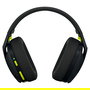 Logitech G435 Lightspeed Auriculares Gaming Inalámbricos Bluetooth Diadema PC PS5 Negro Amarillo 981-001050