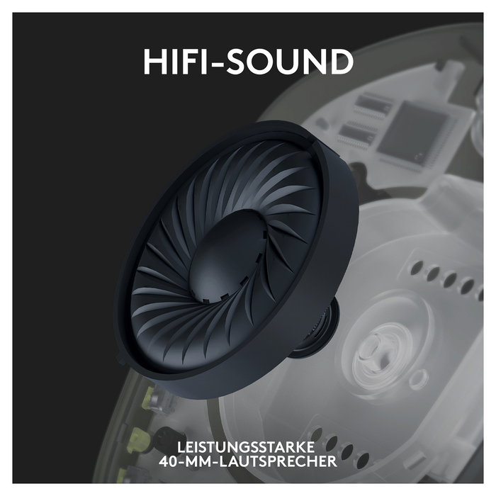 Logitech G435 Lightspeed Auriculares Gaming Inalámbricos Bluetooth Diadema PC PS5 Negro Amarillo 981-001050