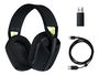 Logitech G435 Auriculares Gaming Inalámbricos Bluetooth Diadema Binaural Negro Amarillo