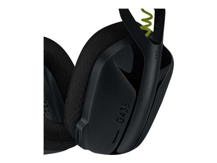 Logitech G435 Auriculares Gaming Inalámbricos Bluetooth Diadema Binaural Negro Amarillo