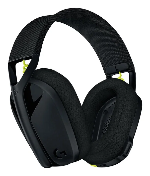 Logitech G435 LIGHTSPEED Auriculares Inalámbricos Negro y Amarillo
