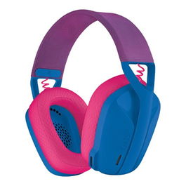 Logitech G435 Auriculares Gaming Inalámbricos LIGHTSPEED y Bluetooth con Micrófono, Sonido Envolvente, Hasta 18h Batería, Ligero (165g), PC, PS, Móvil, Color Azul