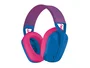 Logitech G435 LIGHTSPEED Auriculares Gaming Inalámbricos Bluetooth Ligeros (165g) - 981-001062 - Azul y Frambuesa