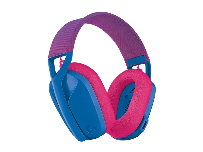 Logitech G435 LIGHTSPEED Auriculares Gaming Inalámbricos Bluetooth Ligeros (165g) - 981-001062 - Azul y Frambuesa