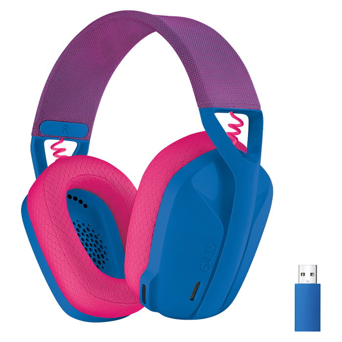Logitech G435 Lightspeed Auriculares Inalámbricos Azul y Frambuesa