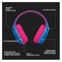 Logitech G435 Lightspeed Auriculares Inalámbricos Azul y Frambuesa