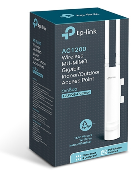 TP-Link EAP225-Outdoor AC1200 Punto de Acceso Inalámbrico Exterior Blanco