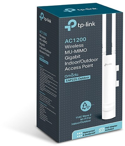 TP-Link EAP225-Outdoor AC1200 Punto de Acceso Inalámbrico Exterior Blanco