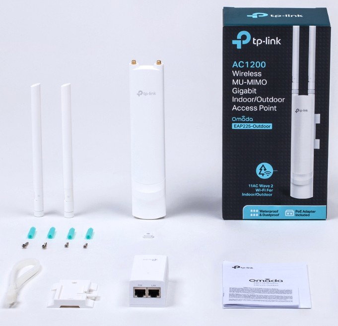 TP-Link EAP225-Outdoor AC1200 Punto de Acceso Inalámbrico Exterior Blanco