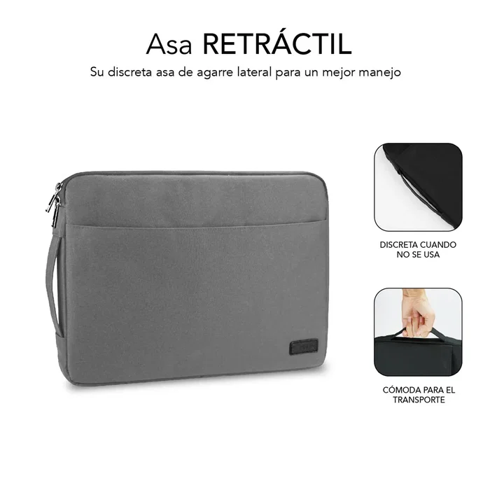 Subblim Urban Laptop Sleeve Funda para Portátil hasta 14, Gris Subblim Urban Laptop Sleeve Funda para Portátil hasta 14, Gris