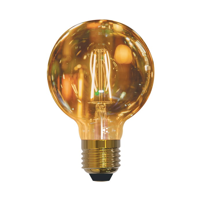 Muvit Bombilla Inteligente Filamentos Globo Pequeña E27 Ámbar 5W Muvit Bombilla Inteligente Filamentos Globo Pequeña E27 Ámbar 5W