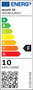Muvit Bombilla Inteligente Globo E27 10W RGB y Blanca, WiFi, Compatible con Alexa y Google Home