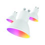 Muvit Bombilla Inteligente GU10 5.5W RGB, Blanco Cálido y Frío, Controlable por App y Asistentes de Voz
