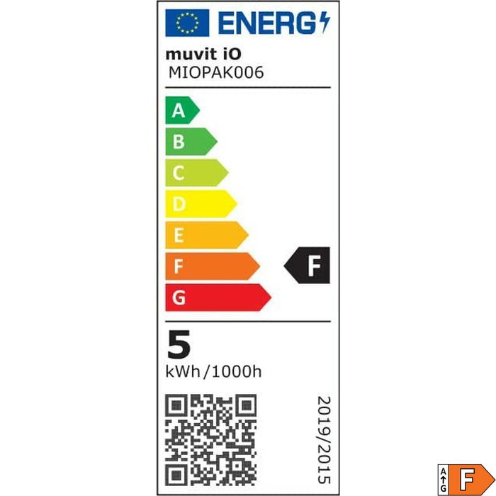 muvit iO Pack 3 Bombillas GU10 400lm, 5.5W, RGB+CCT, D50*H56