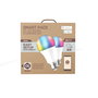 Muvit Bombilla Inteligente A60 E27 9W LED Multicolor y Blanca, Pack 2 uds