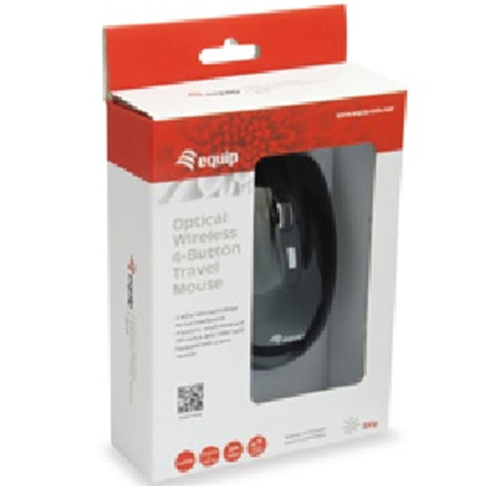 Equip Ratón Óptico Inalámbrico Travel Mouse