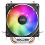 Mars Gaming MCPUARGB Ventilador CPU RGB Disipador Aire 9cm Negro, 130W TDP, Compatible Intel LGA y AMD AM5/AM4