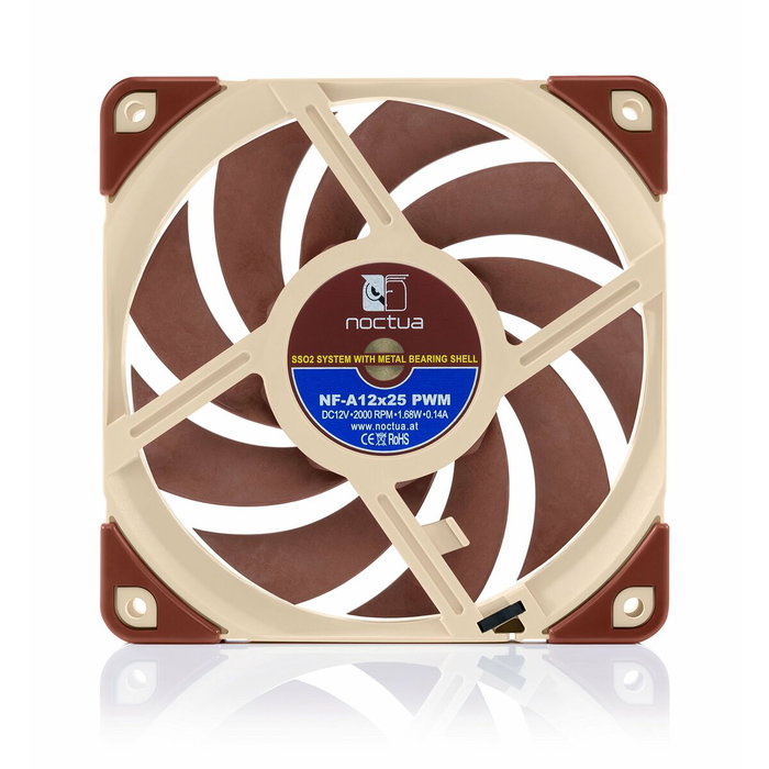 NOCTUA NF-A12X25 PWM Ventilador 120mm Marrón