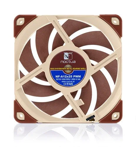 NOCTUA NF-A12X25 PWM Ventilador 120mm Marrón