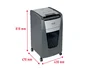 Trituradora de Papel Micro Corte Rexel Optimum Auto+ 300M 60 L