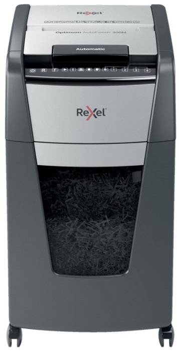 Rexel Optimum AutoFeed 300M Destructora de Microcorte Automática, Nivel de Seguridad 5