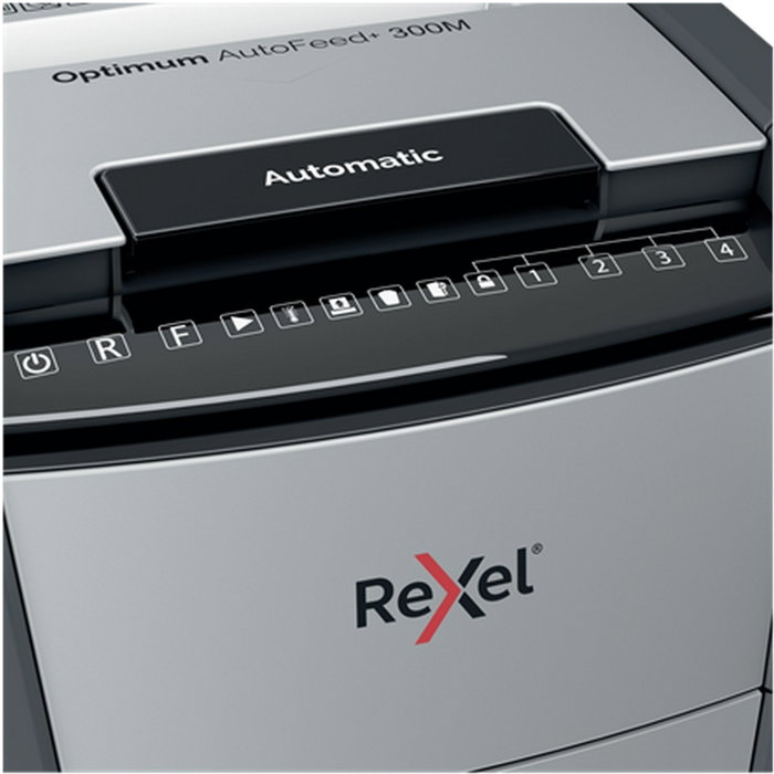 Rexel Optimum AutoFeed 300M Destructora de Microcorte Automática, Nivel de Seguridad 5