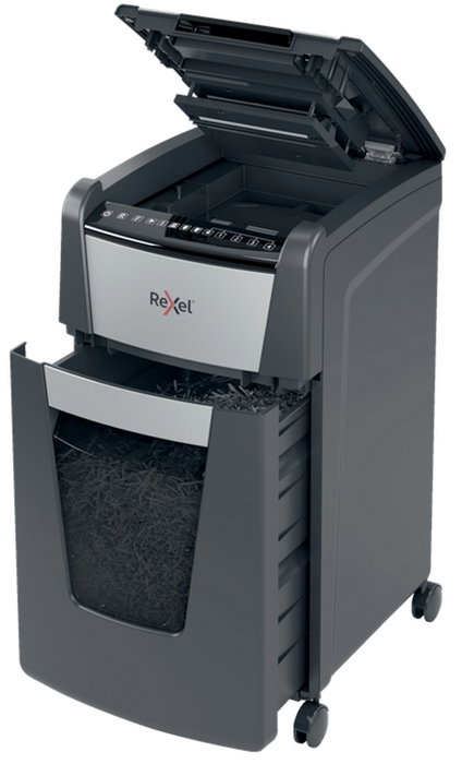 Rexel Optimum AutoFeed 300M Destructora de Microcorte Automática, Nivel de Seguridad 5