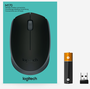 Logitech M171 Ratón Inalámbrico Negro