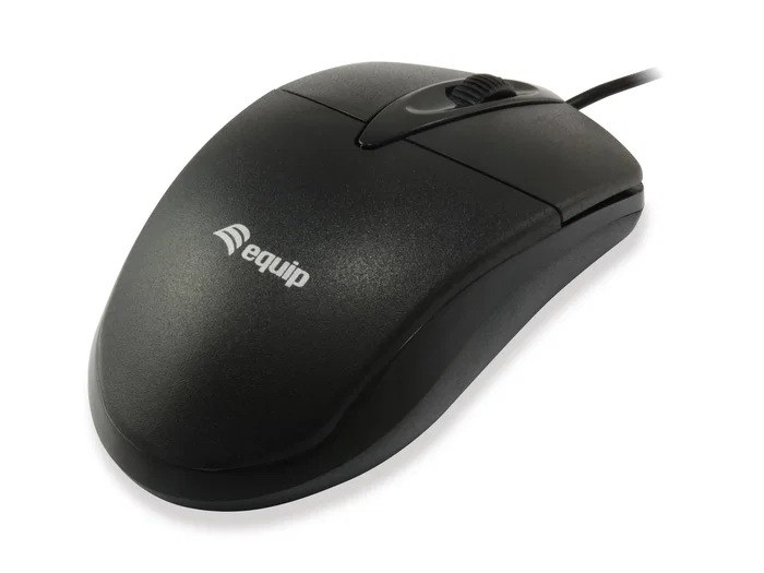 Equip Ratón Óptico Ambidextro USB 245102 Negro Equip Ratón Óptico Ambidextro USB 245102 Negro