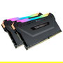 Corsair Vengeance RGB Pro CMW32GX4M2A2666C16 - Kit de Memoria RAM DDR4 32GB (2x16GB) 2666MHz CL16 - RGB, 288-pin DIMM, 1.2V