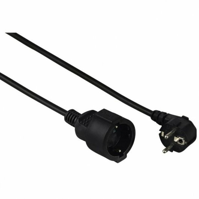HAMA Cable extension Schucko 5m Negro