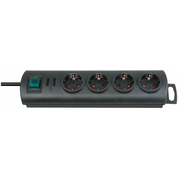 Brennenstuhl Regleta Primera-Line DUO 10x 2m Negro