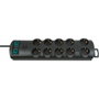 Brennenstuhl Regleta Primera-Line DUO 10x 2m Negro