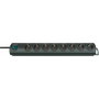 Brennenstuhl Regleta Primera-Line DUO 10x 2m Negro
