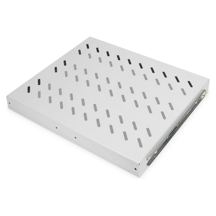 Digitus Balda extraíble para armario 1HE, 483mm (19"), 25kg, Gris