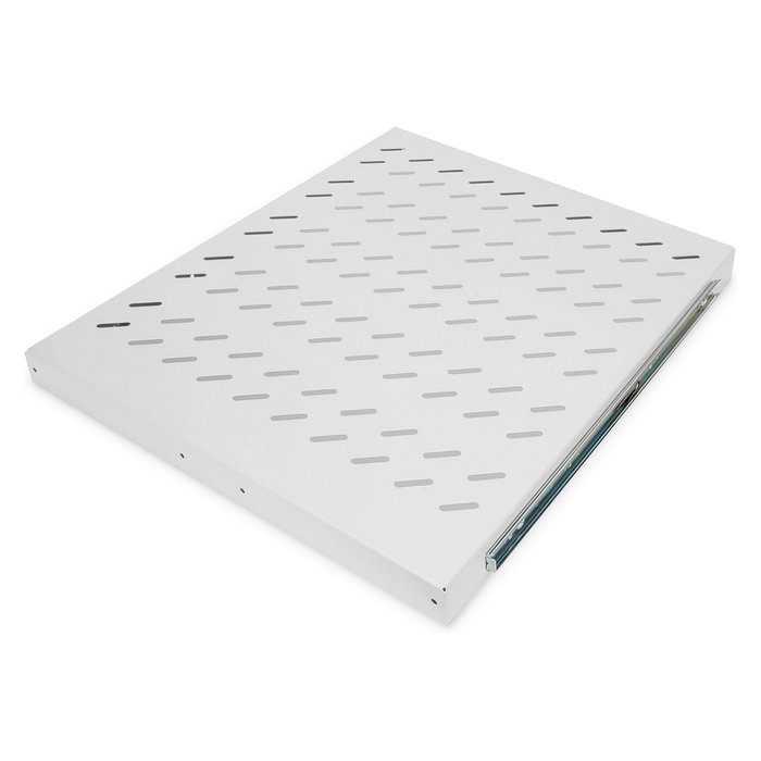 Digitus 1HE 30x483x570mm Balda extraíble para armario 19" Gris hasta 25kg