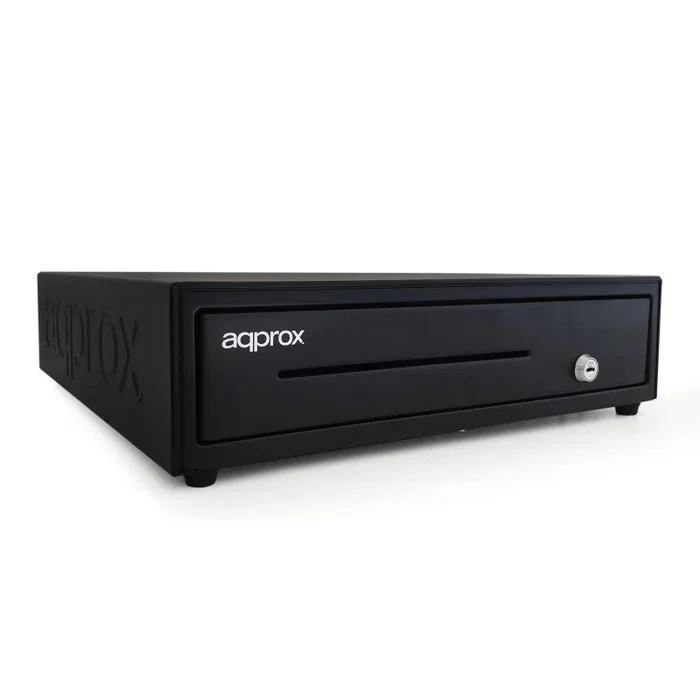Approx appPOSPACK4180 Kit TPV con Cajón Portamonedas, Impresora Térmica, Lector 1D y Rollos
