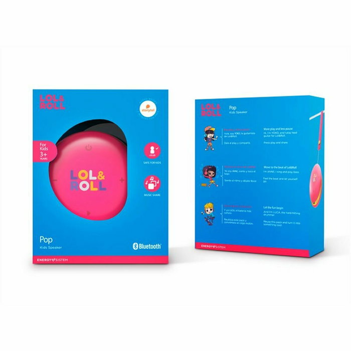 Energy Sistem Lol&Roll Pop Kids Altavoz Bluetooth Rosa